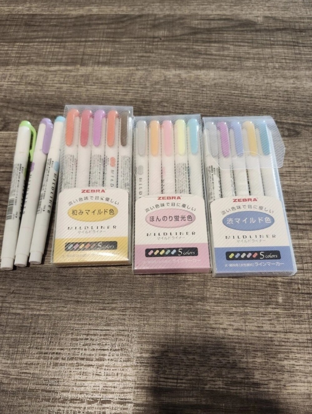 Zebra MILDLINER WKT7-5C Double-sided Highlighter